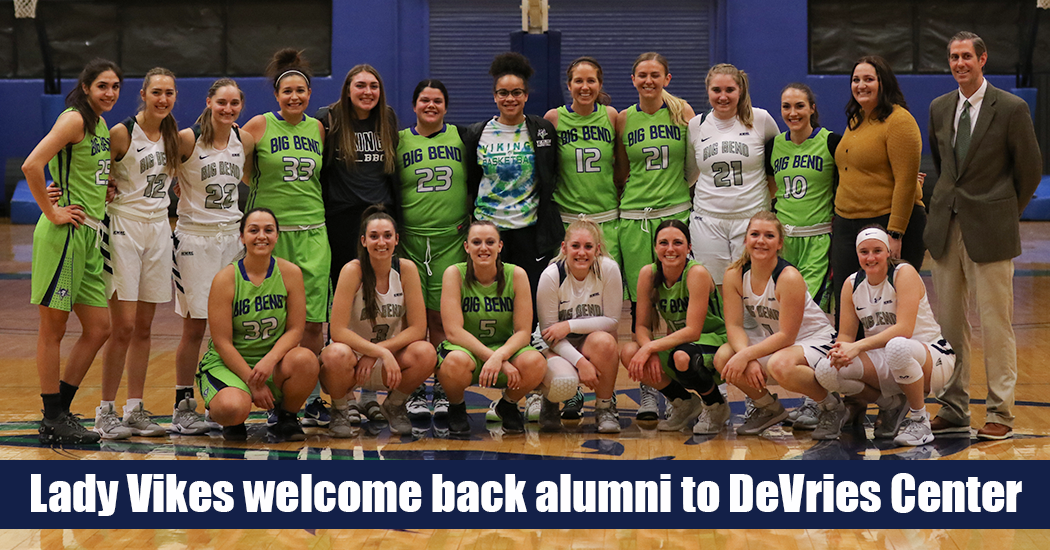 The Lady Vikings welcomed back Alumni to the Peter DeVries Center on Saturday for a scrimmage.
