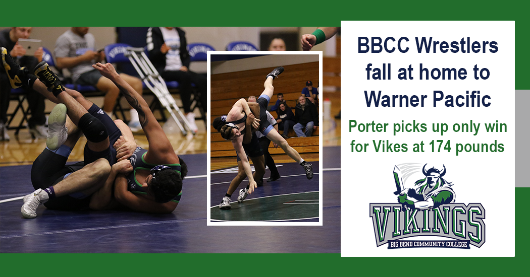 Big Bend Wrestlers fall to Warner Pacific at home
