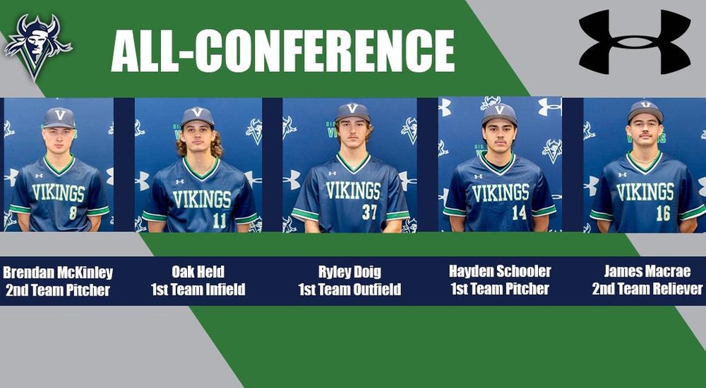 Five Vikes Take Home All-Conference Honors